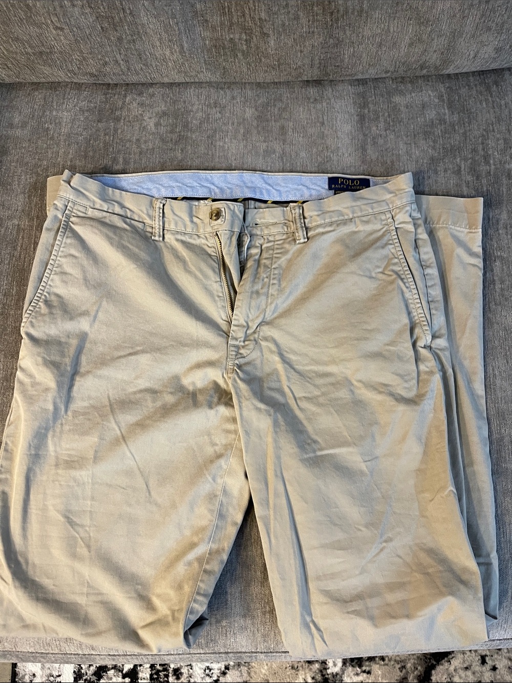 Polo by Ralph Lauren Men's Light Beige Chino Pants 32W 34L